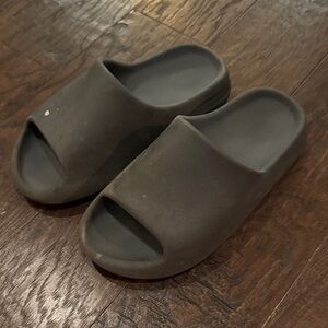 adidas Slide Sandals in Dark Gray